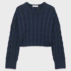 Aritzia Babaton Glory Merino Wool Sweater (Total Eclipse | XS)